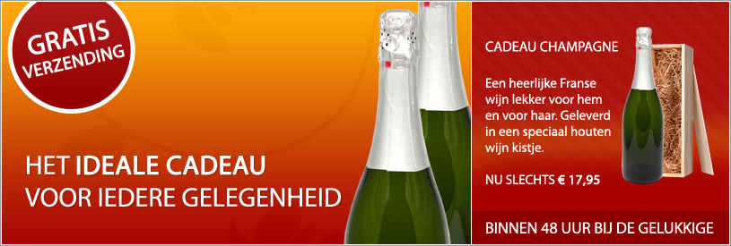 Bestel uw champagne cadeau op Cadeauchampagne.nl